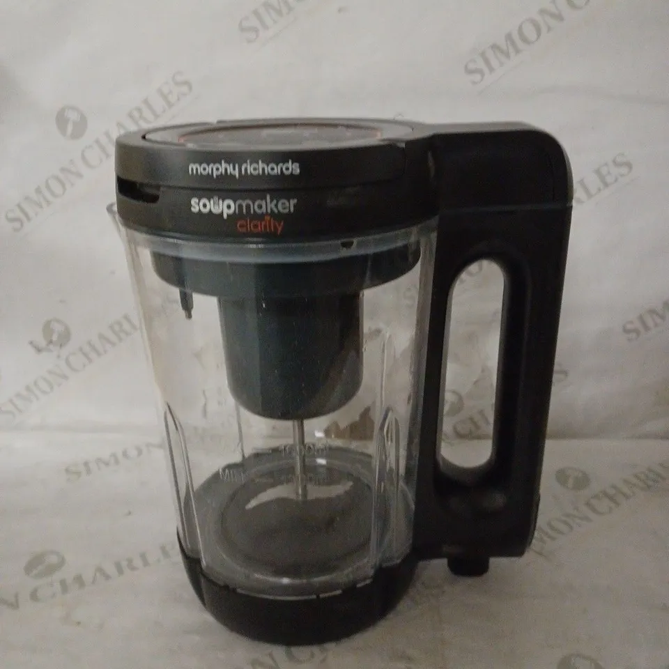 MORPHY RICHARDS CLARITY SOUP MAKER