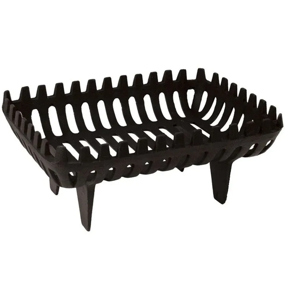 BOXED FIRE VIDA CAST IRON LOG BASKET - SMALL
