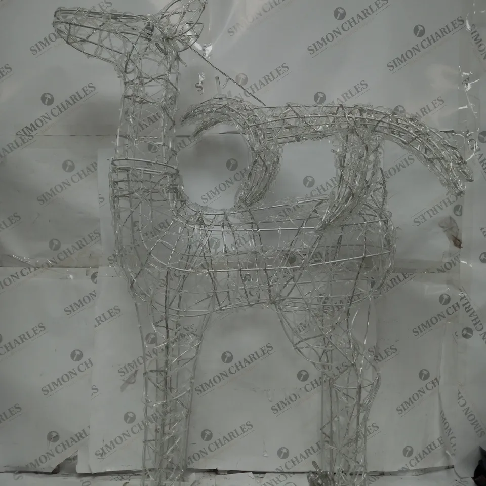 BOXED FESTIVE INDOOR/OUTDOOR PRE LIT REINDEER 