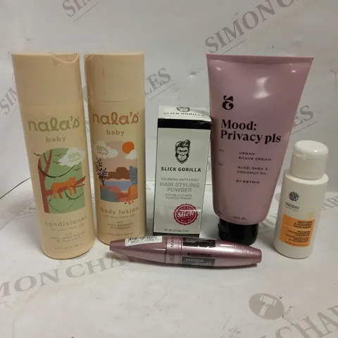 LOT OF APPROXIMATELY 20 ASSORTED HEALTH & BEAUTY ITEMS, TO INCLUDE NALA'S BABY, HAIR MASK, MASCARA, ETC
