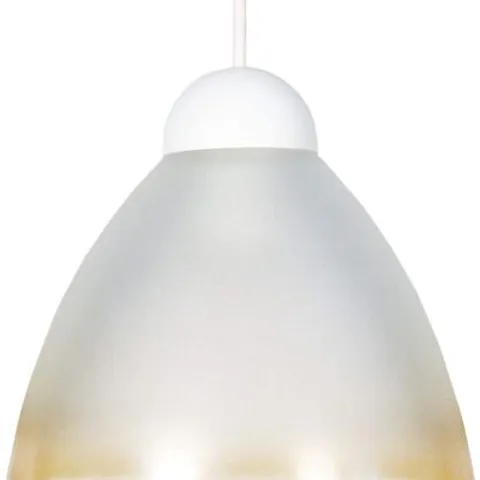 BOXED TOSEL TIAGO ABSTRACT 1 LIGHT CEILING PENDANT LIGHT, STEEL WHITE