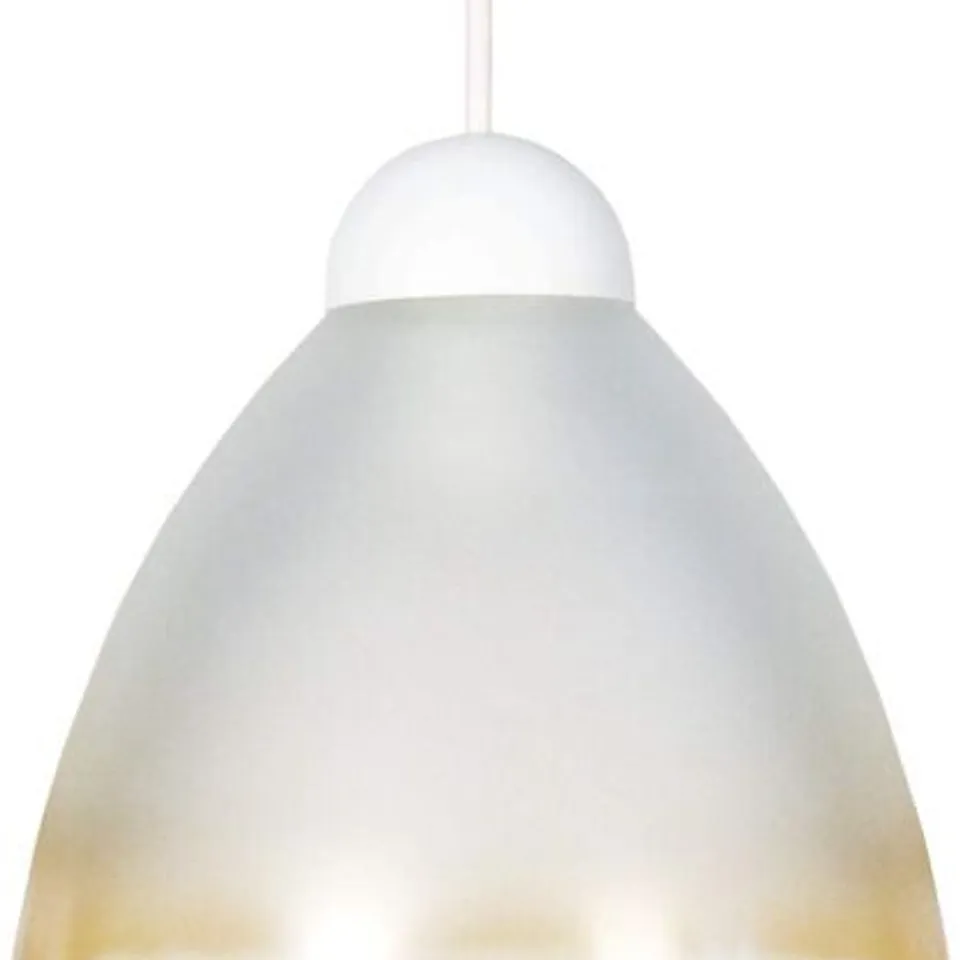 BOXED TOSEL TIAGO ABSTRACT 1 LIGHT CEILING PENDANT LIGHT, STEEL WHITE