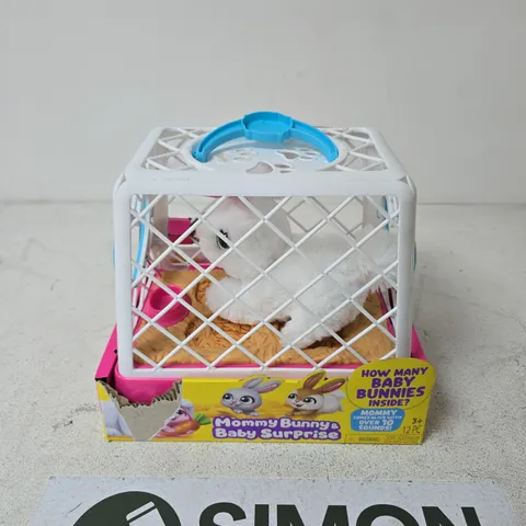MOMMY BUNNY & BABY SURPRISE CAGE PLAYSET