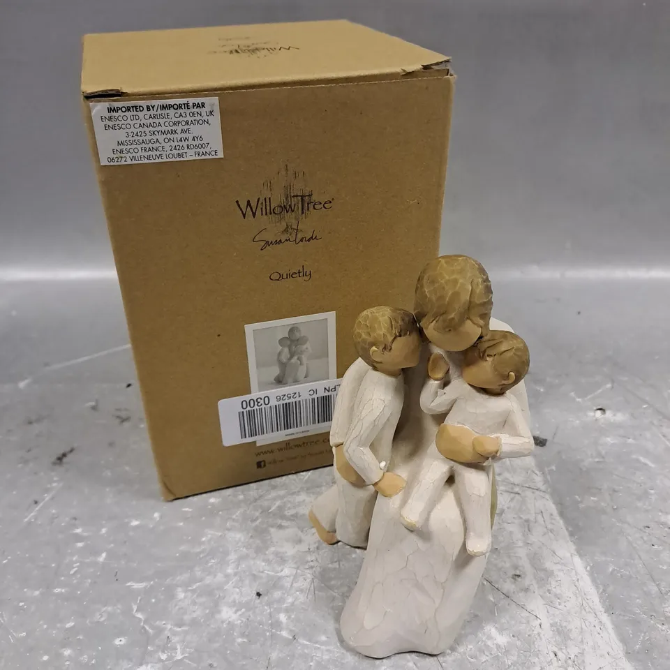 BOXED WILLOW TREE QUIETLY FIGURE 