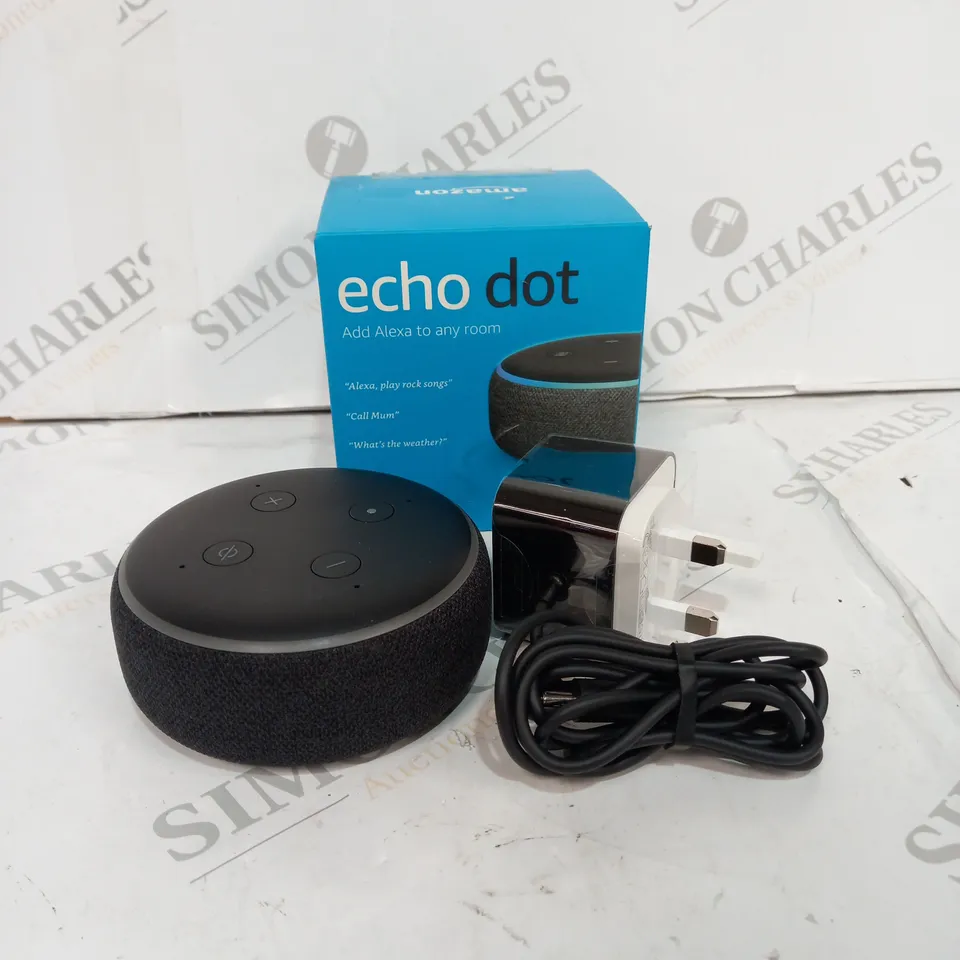 BOXED AMAZON ECHO DOT SPEAKER