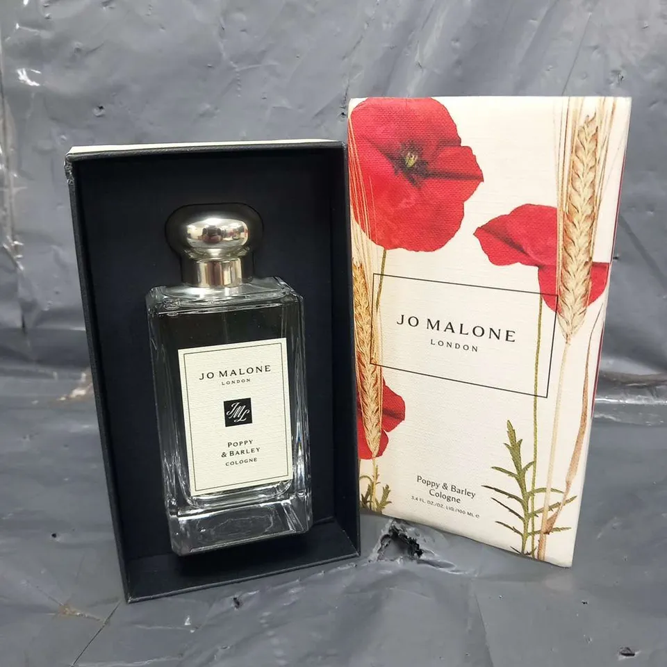 BOXED JO MALONE POPPY & BARLEY COLOGNE 100ML