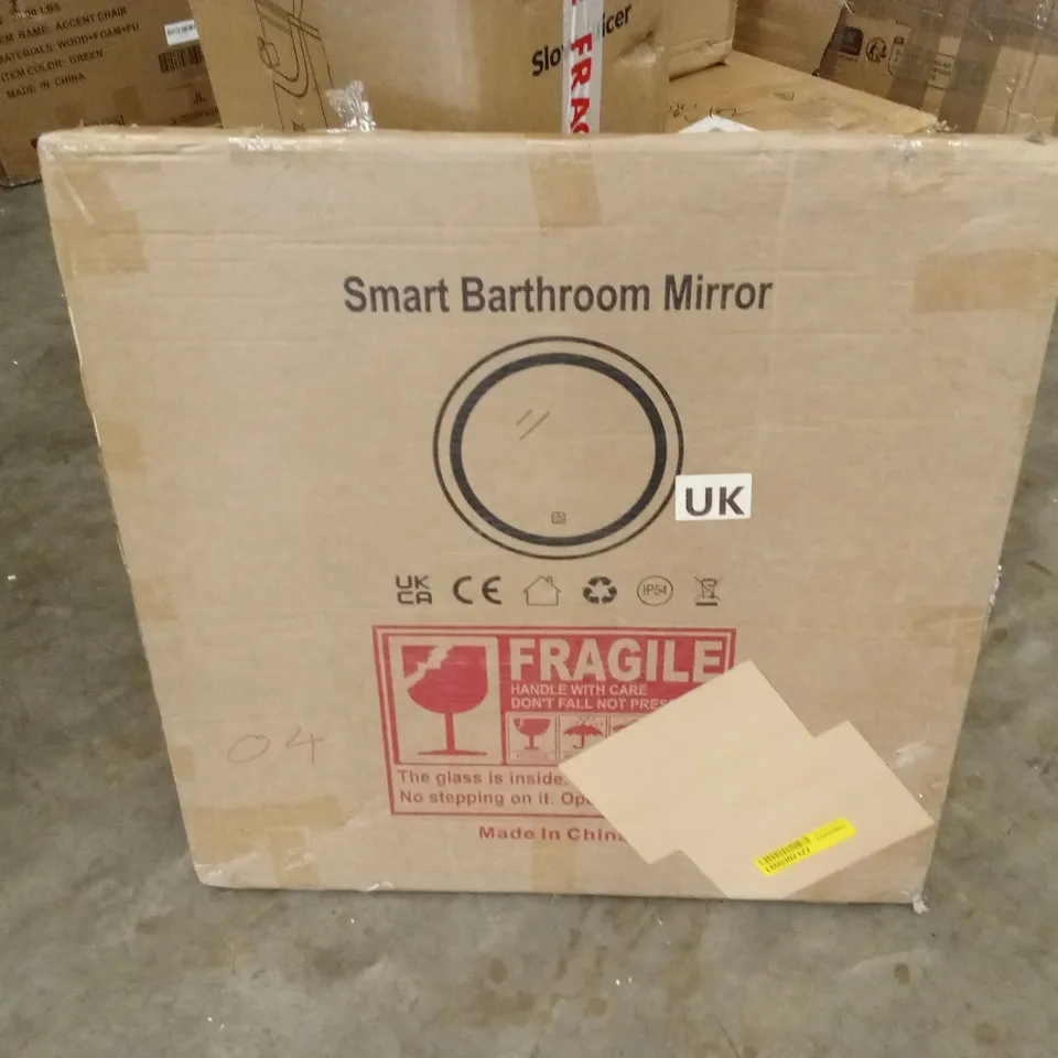 BOXED SMART BATHROOM MIRROR (1 BOX)