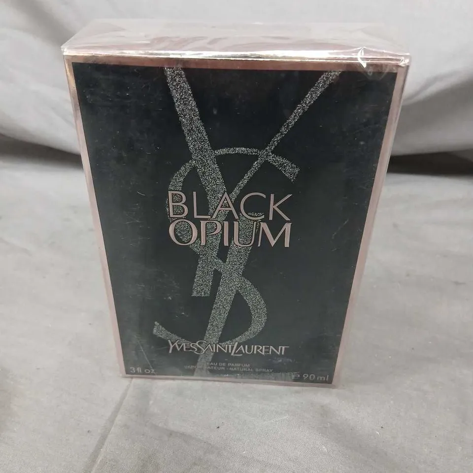 BOXED AND SEALED YVES SAINT LAURENT BLACK OPIUM EAU DE PARFUM 90ML