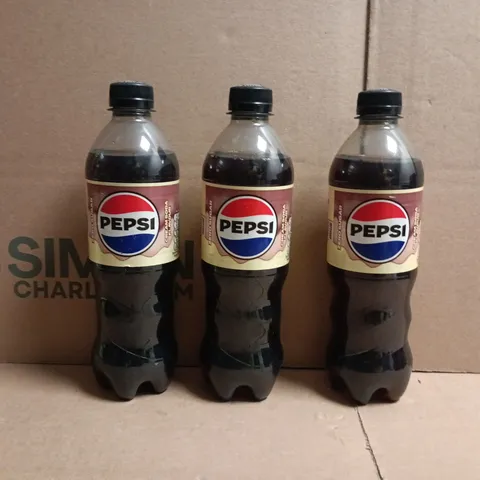 APPROXIMATELY 12 PEPSI ZERO SUGAR - CREAM SODA FLAVOUR (500ML BOTTLES)