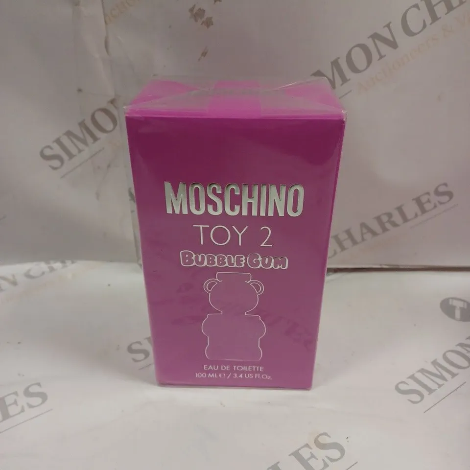 BOXED MOSCHINO TOY2 BUBBLEGUM EAU DE TOILETTE 100ML - SEALED 