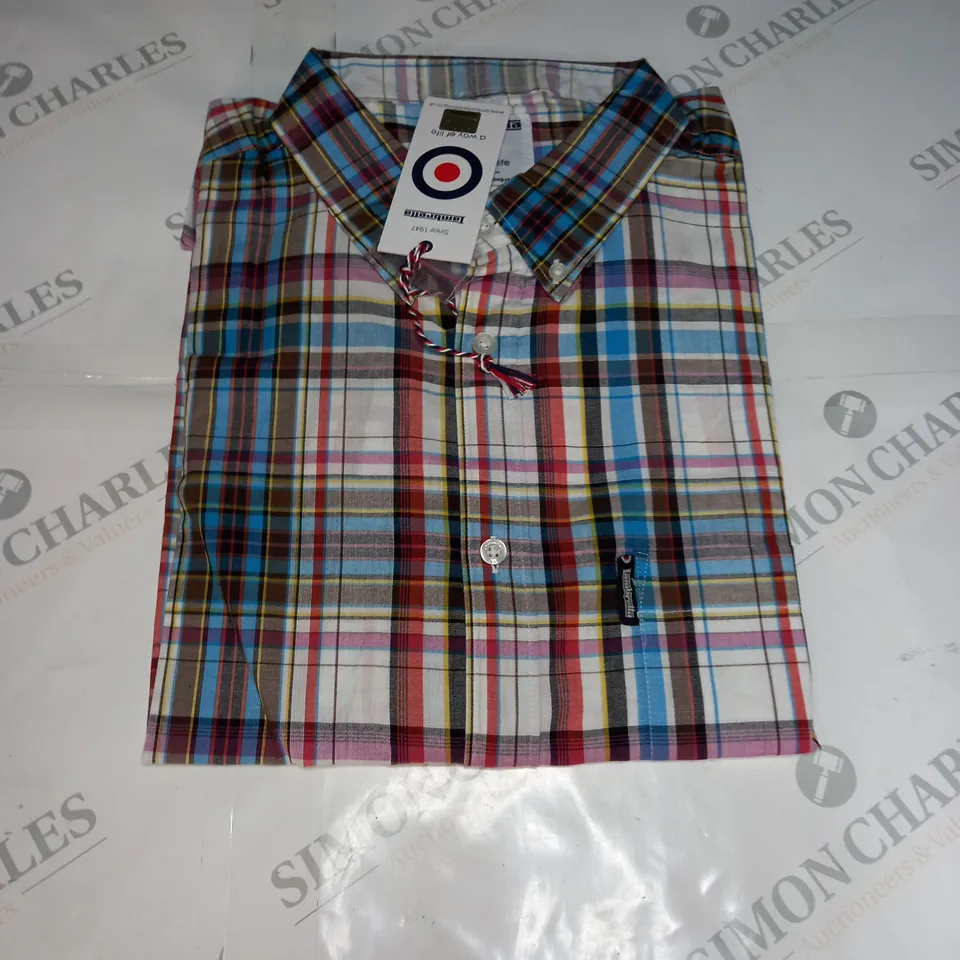 LAMBRELLA MULTI COLOURED CHECK SHIRT - SIZE XXL
