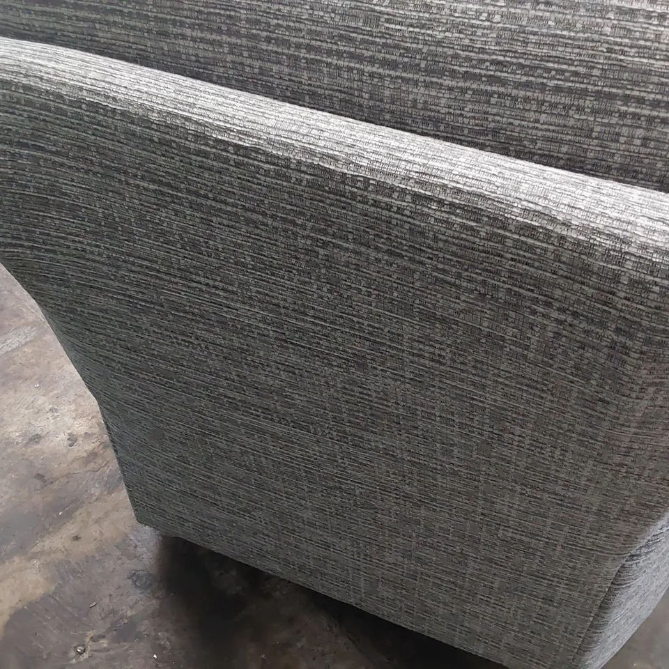 QUALITY BRITISH DESIGNER G PLAN CHLOE EASY CHAIR WAFFLE SMOKE FABRIC 