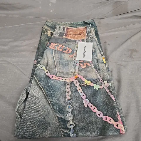 ACNE STUDIOS GRAPHIC JEANS - SIZE W38