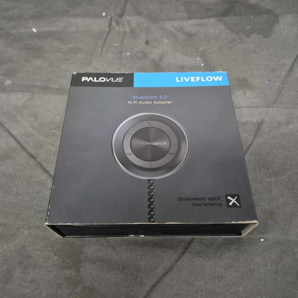 PALOVUE LIVEFLOW BLUETOOTH 5.0 HI‑FI AUDIO ADAPTER – BOXED