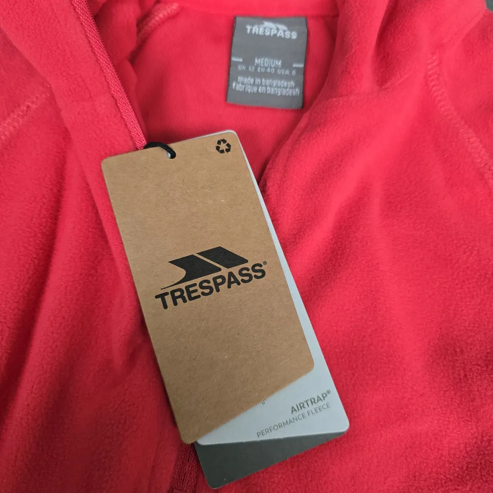 TRESPASS SHINER 20 MD FEMALE MICROFLEECE IN PEACH BEACH - MEDIUM