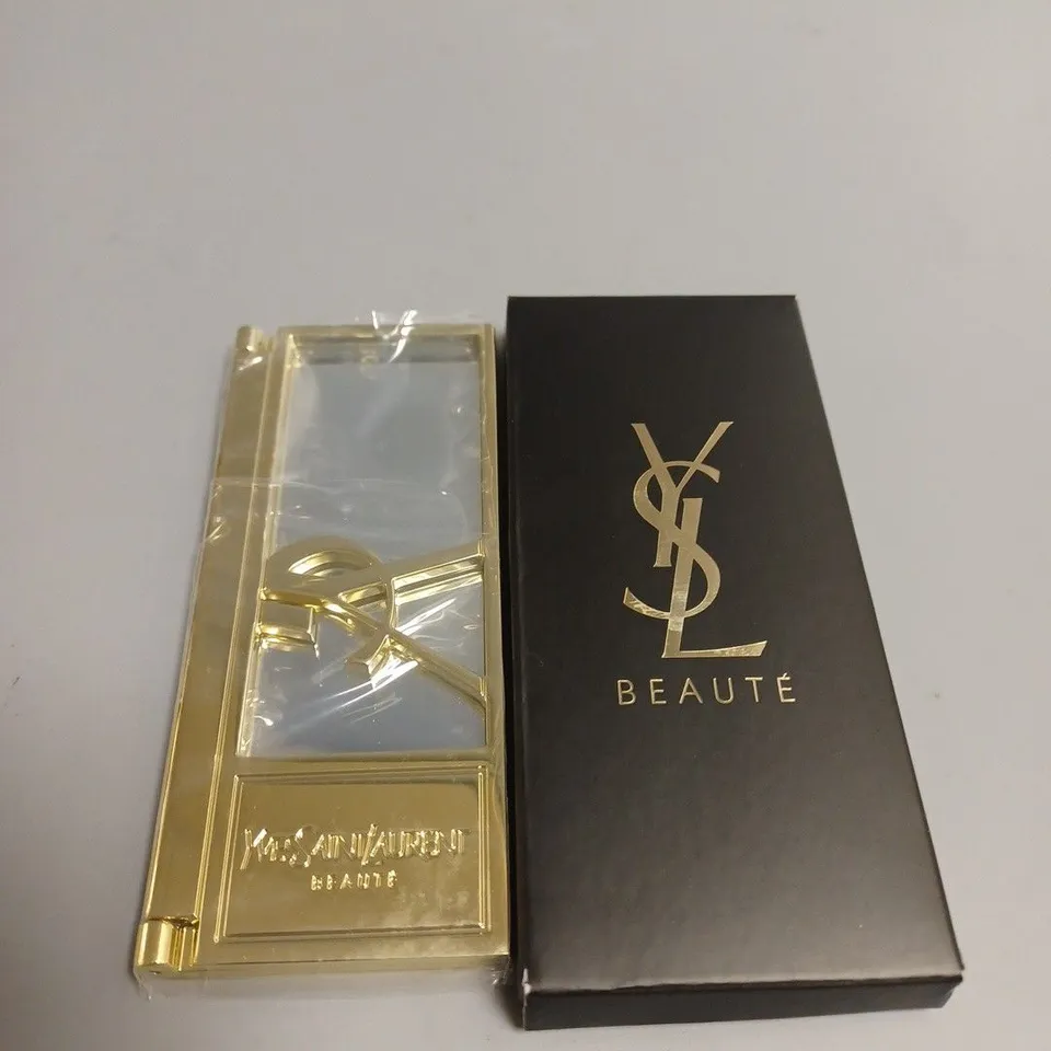 YVES SAINT LAURENT YSL LOGO BEAUTY MAKEUP MIRROR