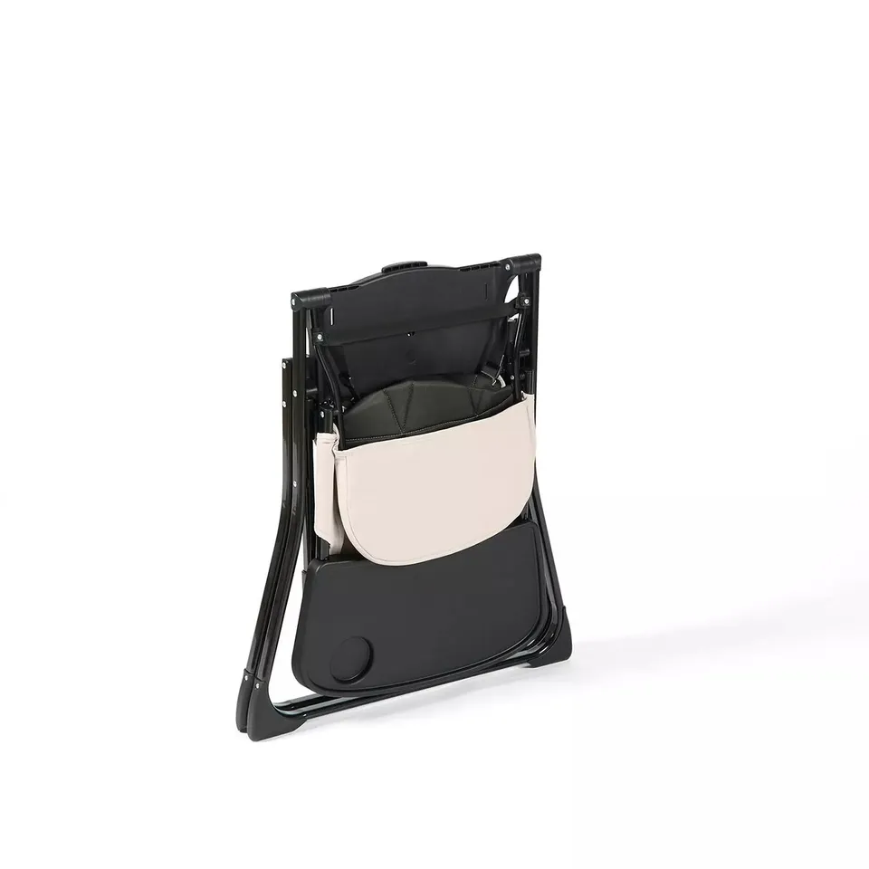 BOXED FLIP MAGIC FOLDABLE HIGH CHAIR IN PEARL GREY