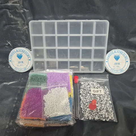 BOX OF APPROXIMATELY 5 BNK CRAFT BEAD SETS - COLOURS AND CONTENTS MAY VARY