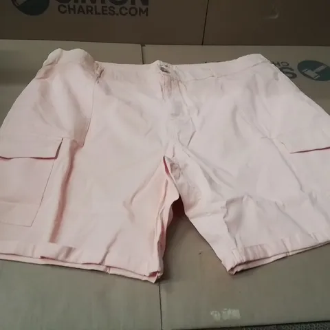 BOXED BRAND NEW APPROXIMATELY 21 JD WILLIAMS CARGO SHORTS PEACH SIZE 22