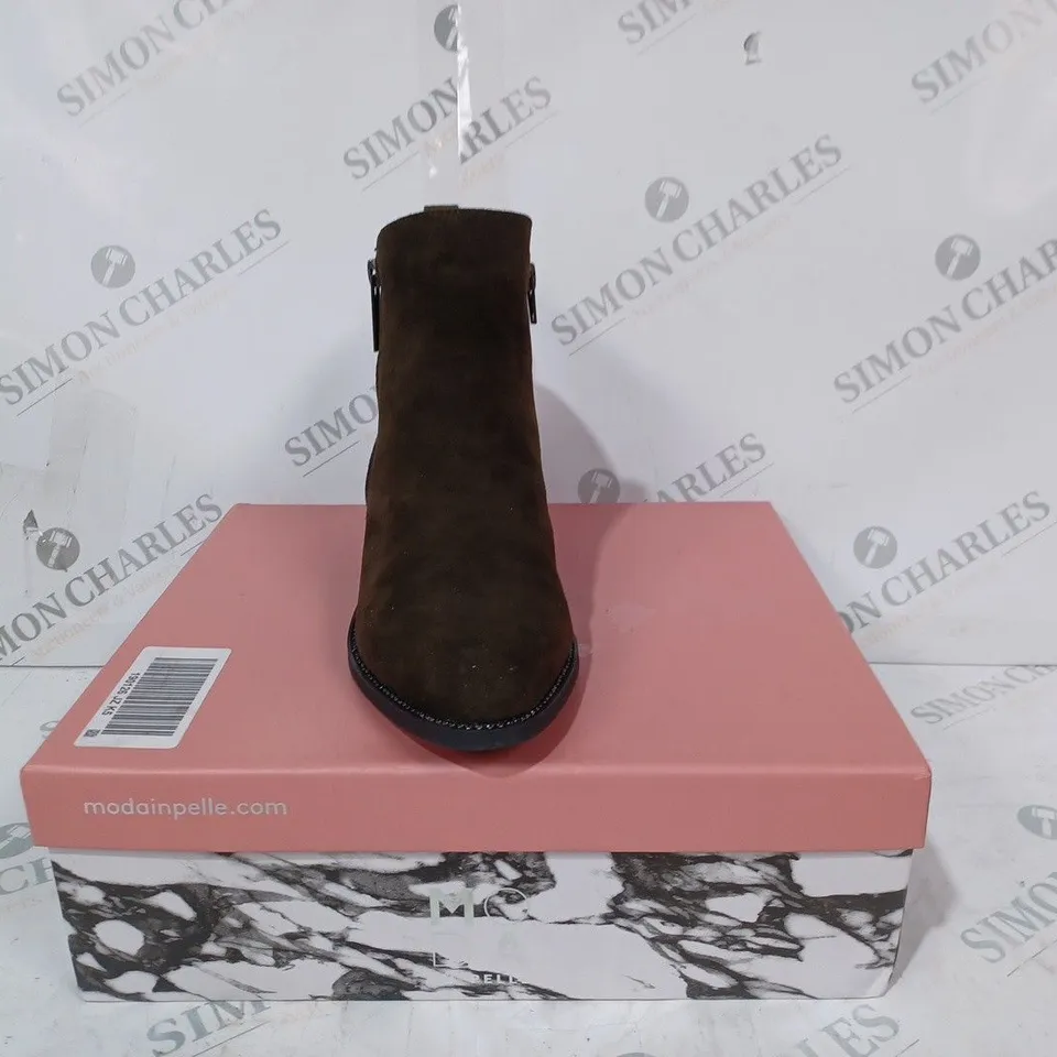 MODA IN PELLE KATREENA CRYSTAL ANKLE BOOT (KHAKI), SIZE 5 UK