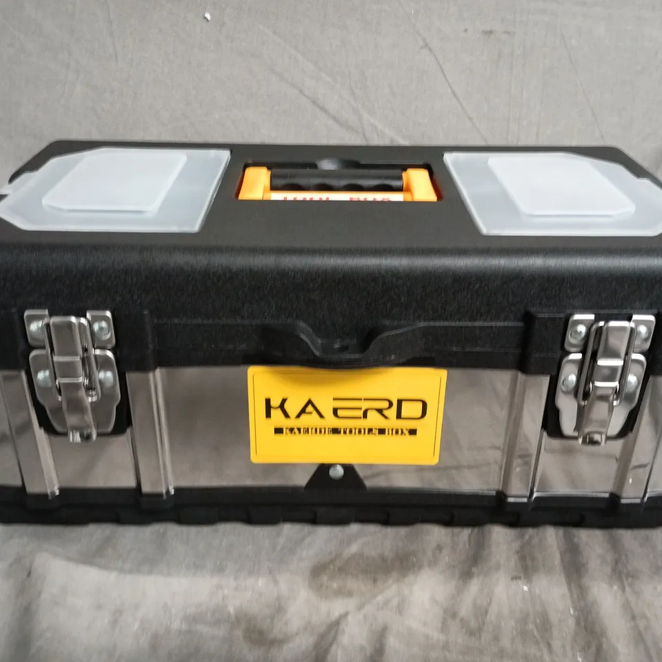 KAERDE TOOLBOX CASE WITH ORANGE HANDLE