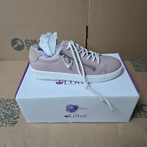 LOTUS STRESSLESS SOUL PINK TRAINERS SIZE 5 BOXED