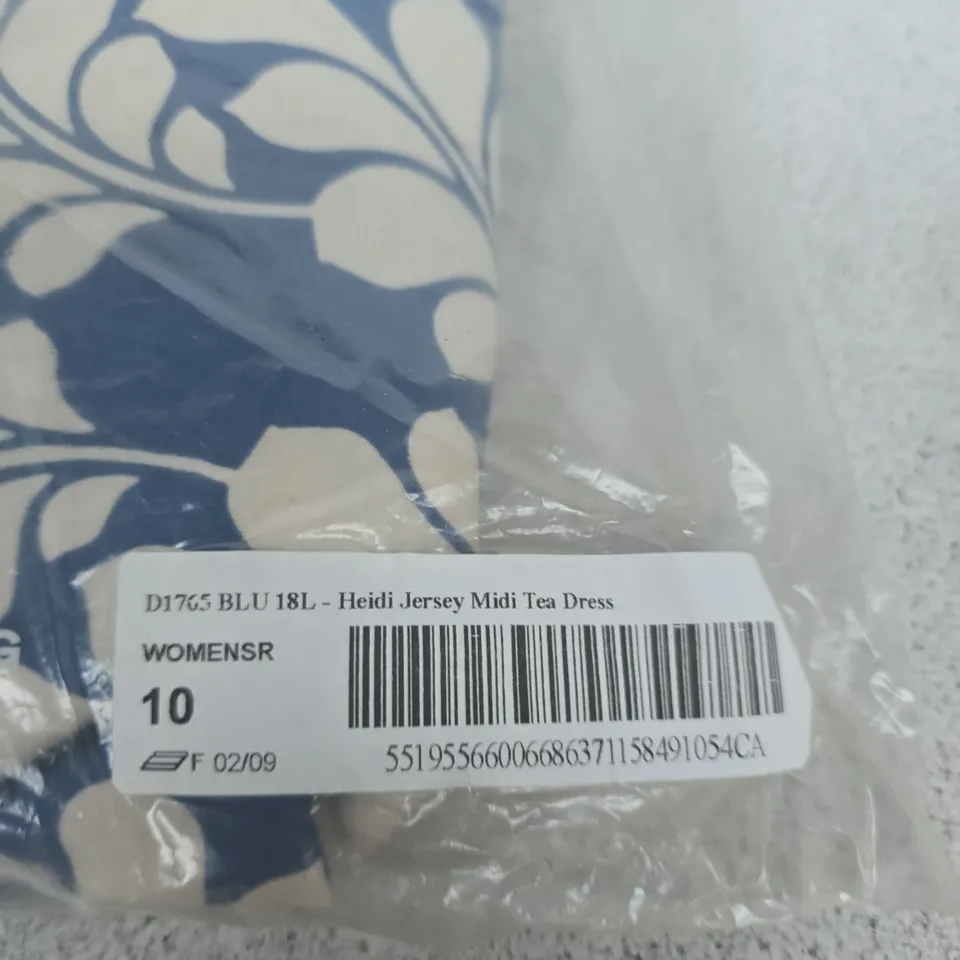 BODEN HEIDI JERSEY MIDI TEA DRESS – WOMEN’S - SIZE 10