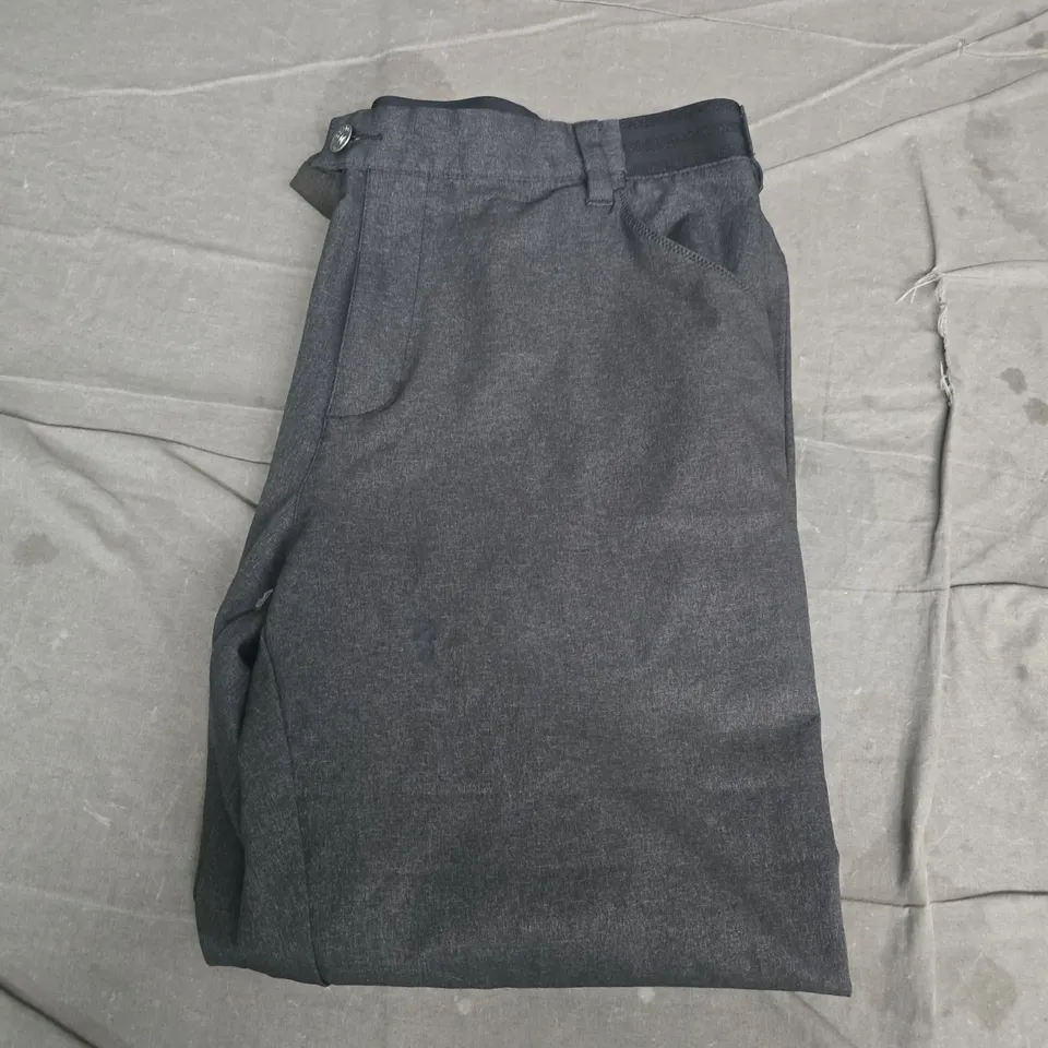 ADIDAS MEN'S TROUSERS – DARK GREY, 38X32