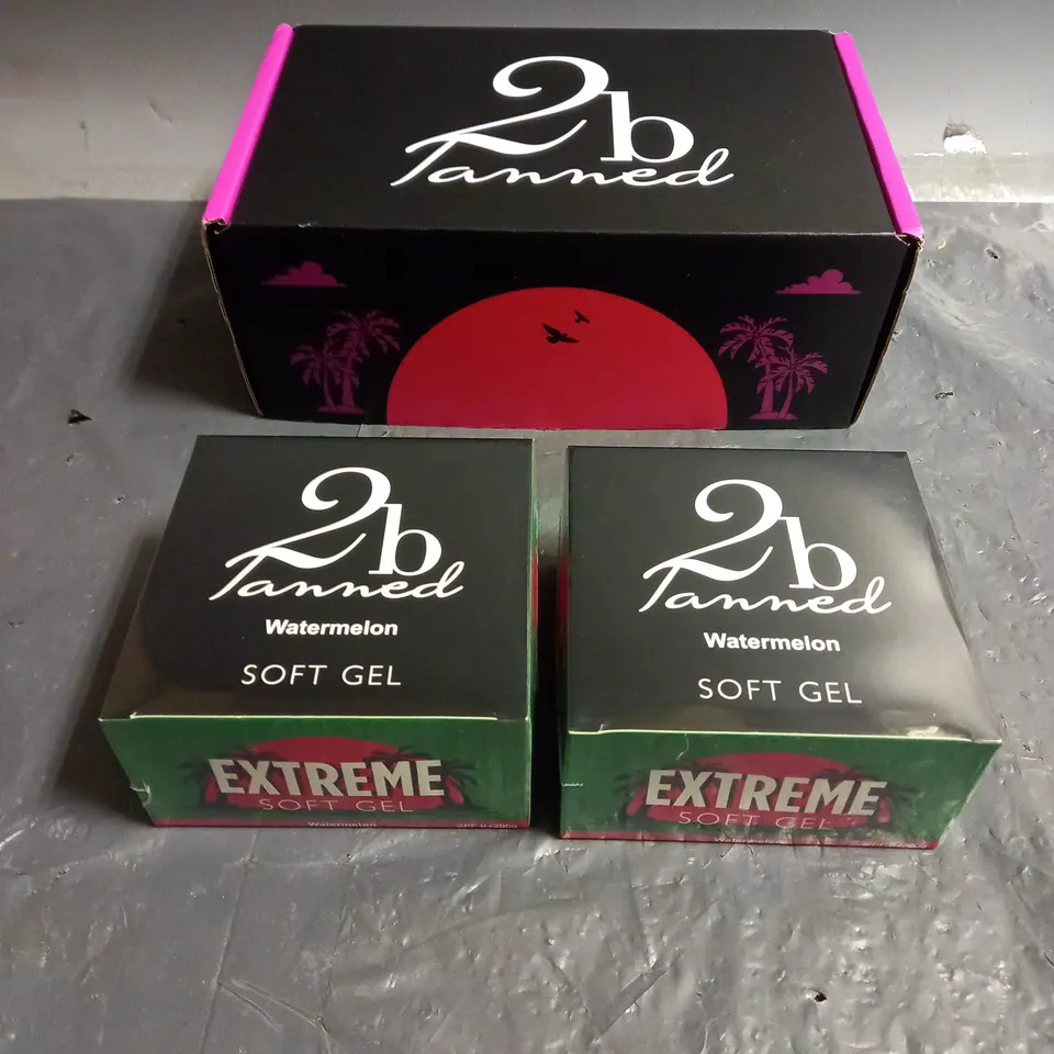 BOXED SEALED 2BTANNED X2 EXTREME SOFT GEL IN WATERMELON 200G