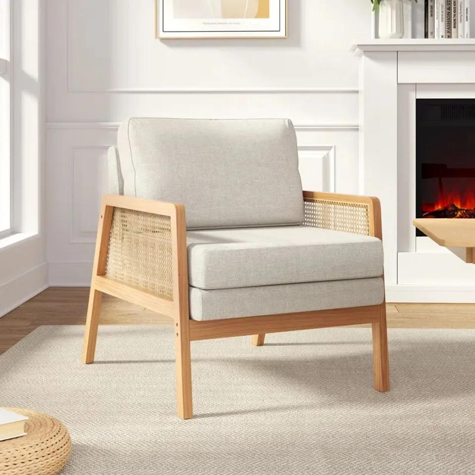 BOXED CALVINO UPHOLSTERED ARMCHAIR