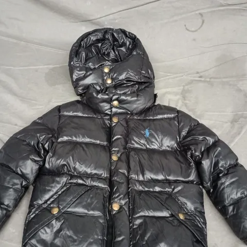 POLO RALPH LAUREN CHILDREN'S PUFFER JACKET, BLACK, 4/4T