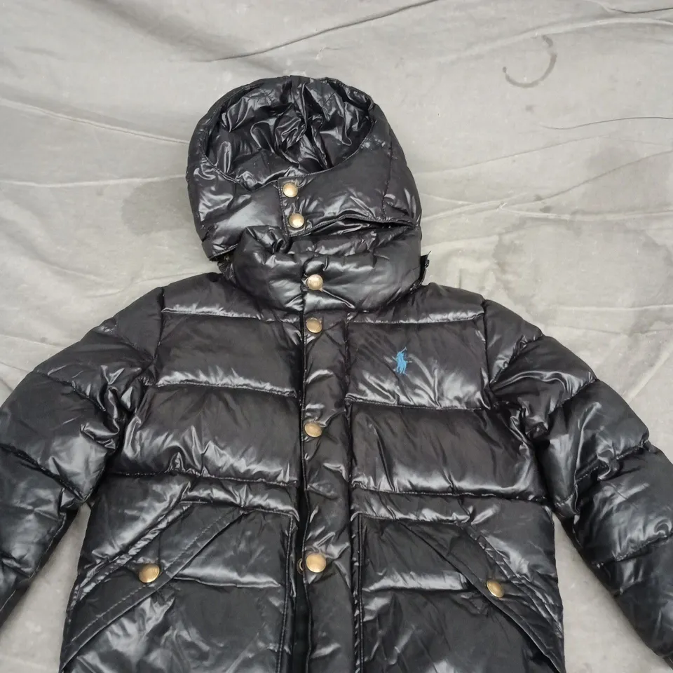 POLO RALPH LAUREN CHILDREN'S PUFFER JACKET, BLACK, 4/4T