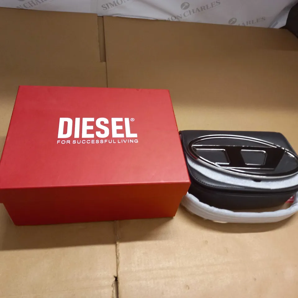 BOXED LEATHER DIESEL HANDBAG