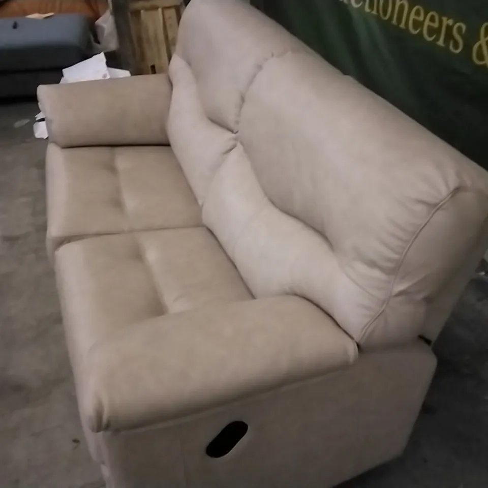 QUALITY BRITISH DESIGNED & MANUFACTURED G PLAN MOCHA LEATHER ELECTRIC RECLINING 2 SEATER SOFA