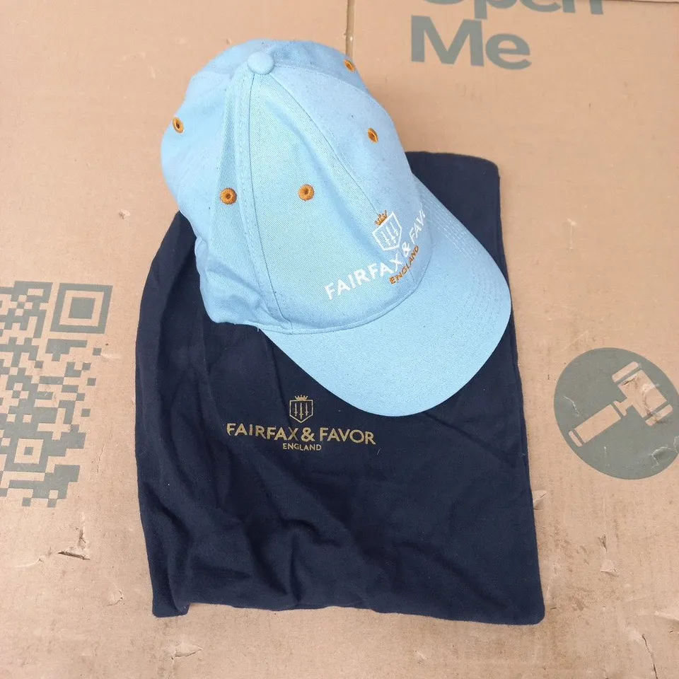 FAIRFAX & FAVOUR SIGNATURE CAP IN SKY BLUE