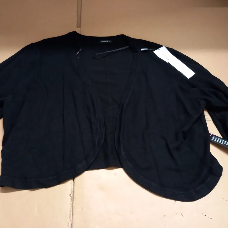 ROMAN PLAIN BLACK BELERO - 22