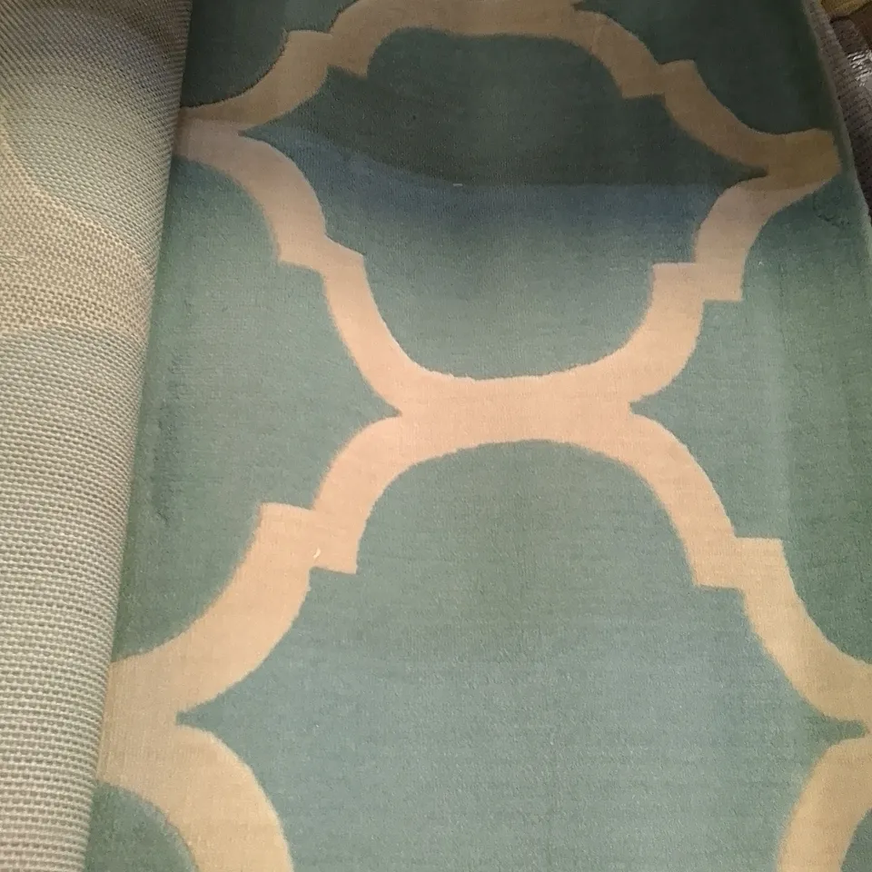 EGUNTOLA MACHINE WOVEN DUCKEGG BLUE RUG 