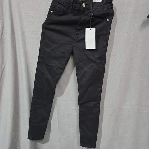 ZARA HIGH-RISE ANKLE JEANS – WOMEN’S, BLACK, UK 8 (EU 36)