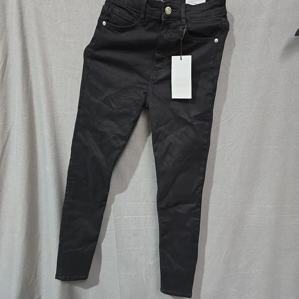 ZARA HIGH-RISE ANKLE JEANS – WOMEN’S, BLACK, UK 8 (EU 36)