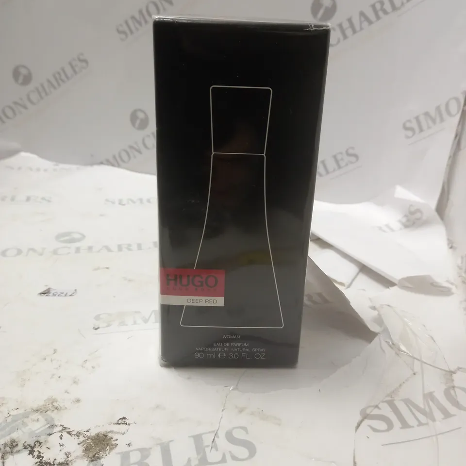 BOXED AND SEALED HUGO BOSS DEEP RED EAU DE PARFUM 90ML