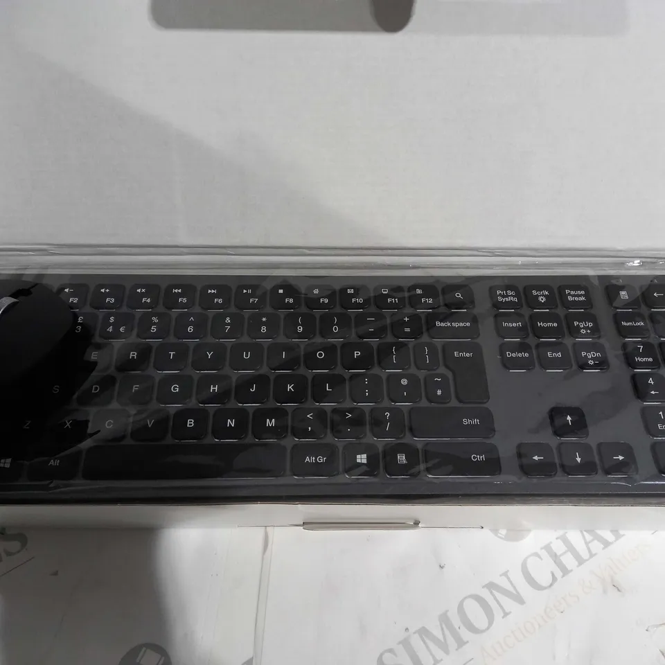 BOXED JELLY COMB BACKLIT WIRELESS MOUSE AND KEYBOARD COMBO