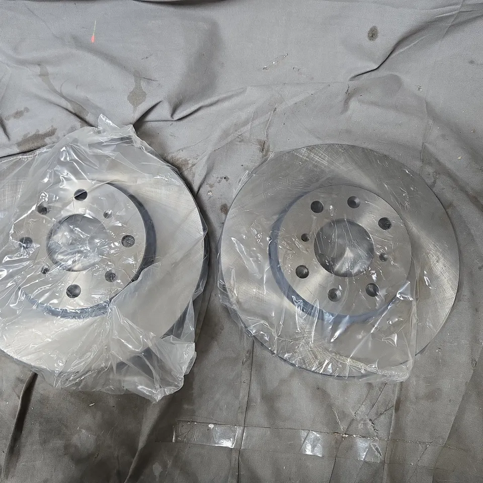 PAIR OF NEW CAR BRAKE DISCS (ROTORS) – UNBRANDED