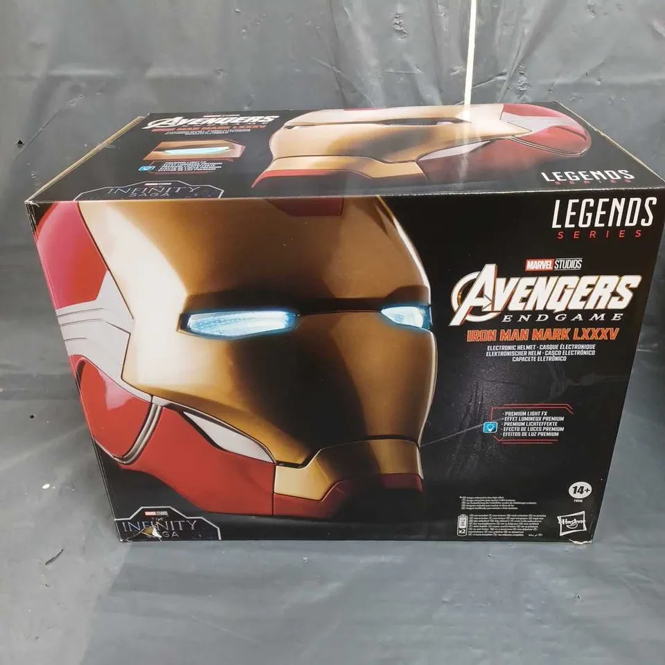 BOXED SEALED AVENGERS ENDGAME INFINITY SAGA ELECTRONIC HELMET 