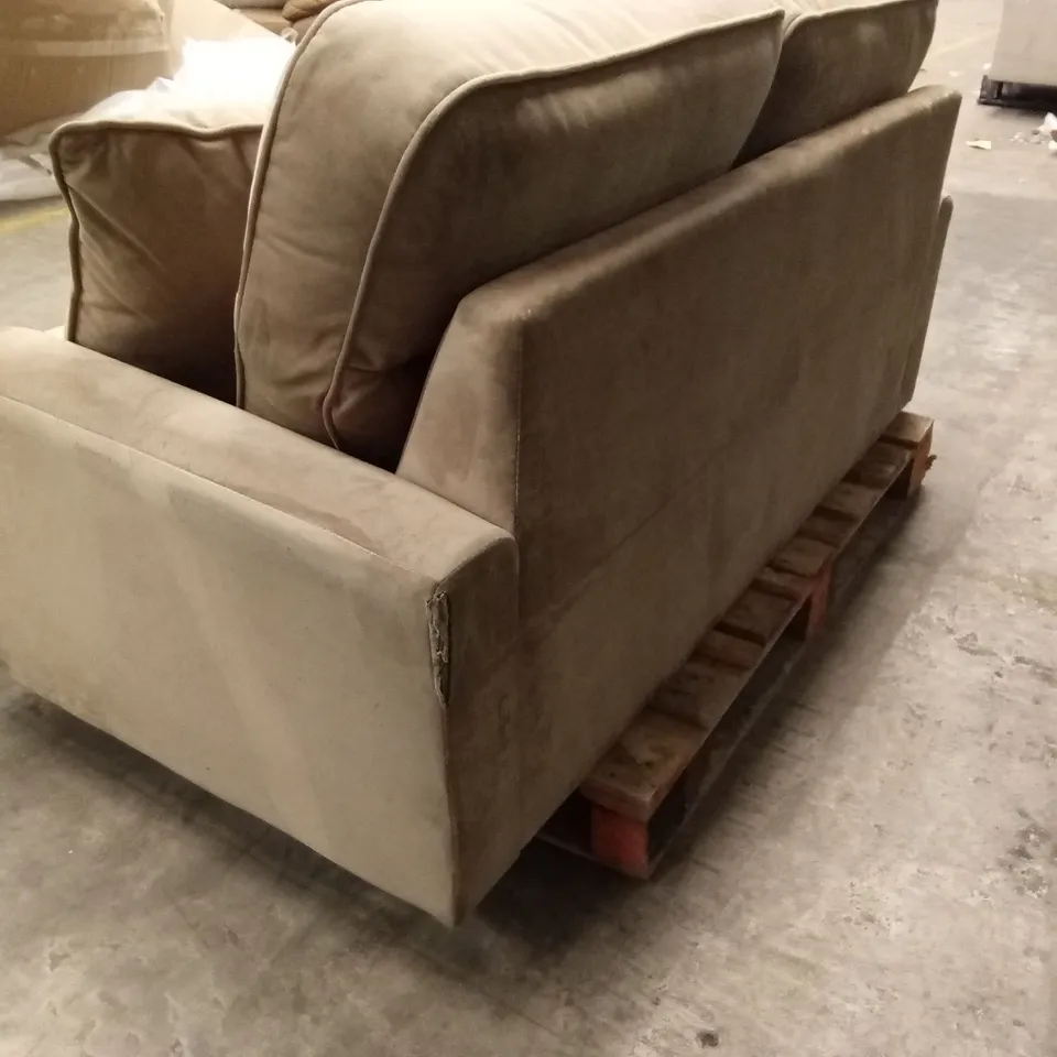 VICTORIA 2 SEATER FABRIC SOFA - MINK RRP £569