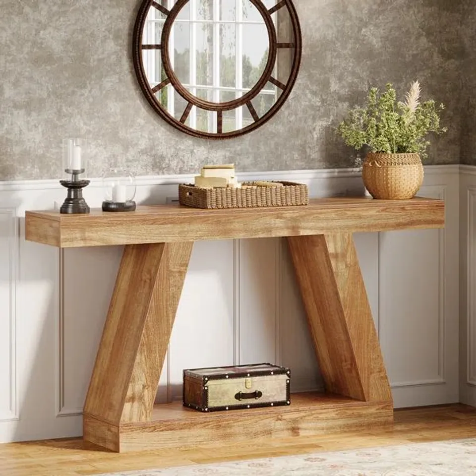 BOXED 140CM CONSOLE TABLE