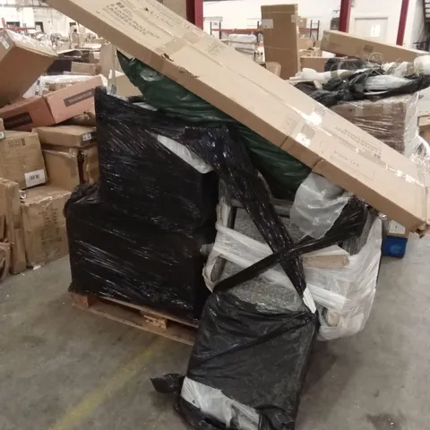 PALLET OF ASSORTED FURNITURE AND FURNITURE PARTS 