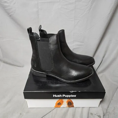 HUSH PUPPIES COLETTE BOOT – BLACK – WOMEN'S UK 7