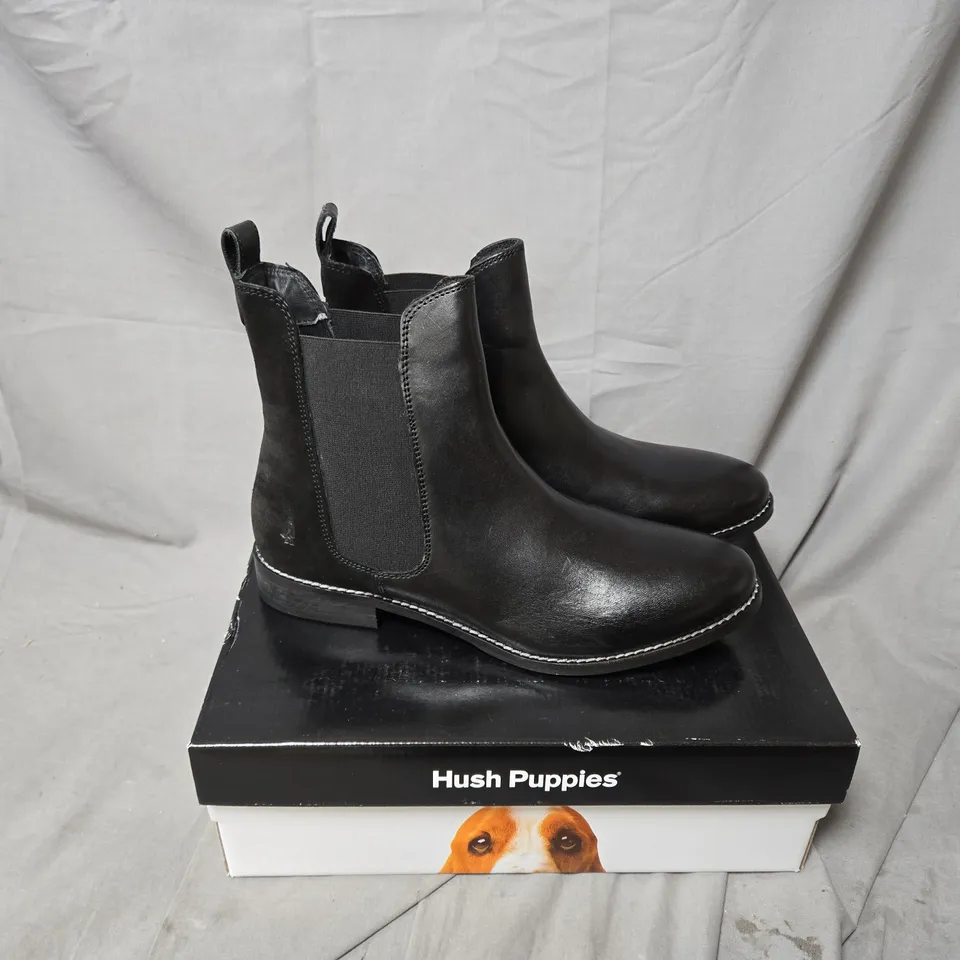 HUSH PUPPIES COLETTE BOOT – BLACK – WOMEN'S UK 7