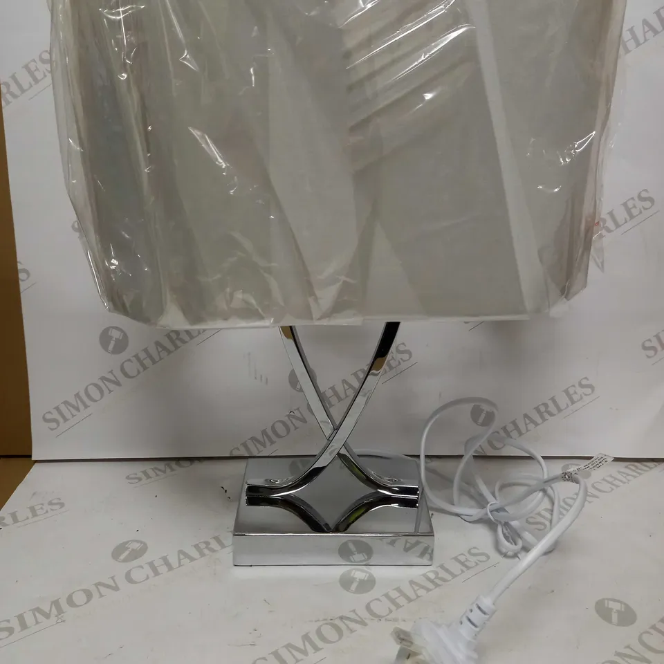 JOHN LEWIS TOM CHROME TABLE LAMP 