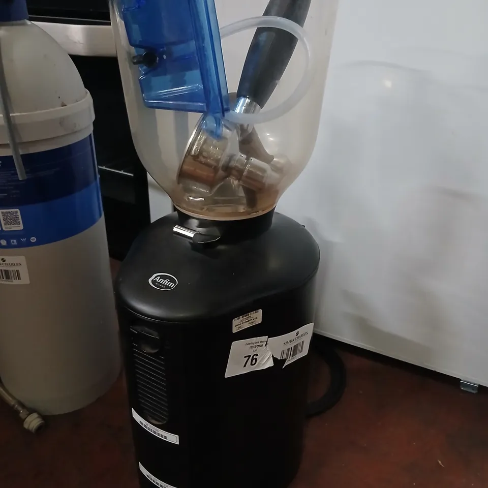 ANFIM COFFEE GRINDER – BLACK BASE WITH CLEAR HOPPER (VERIFY MODEL)